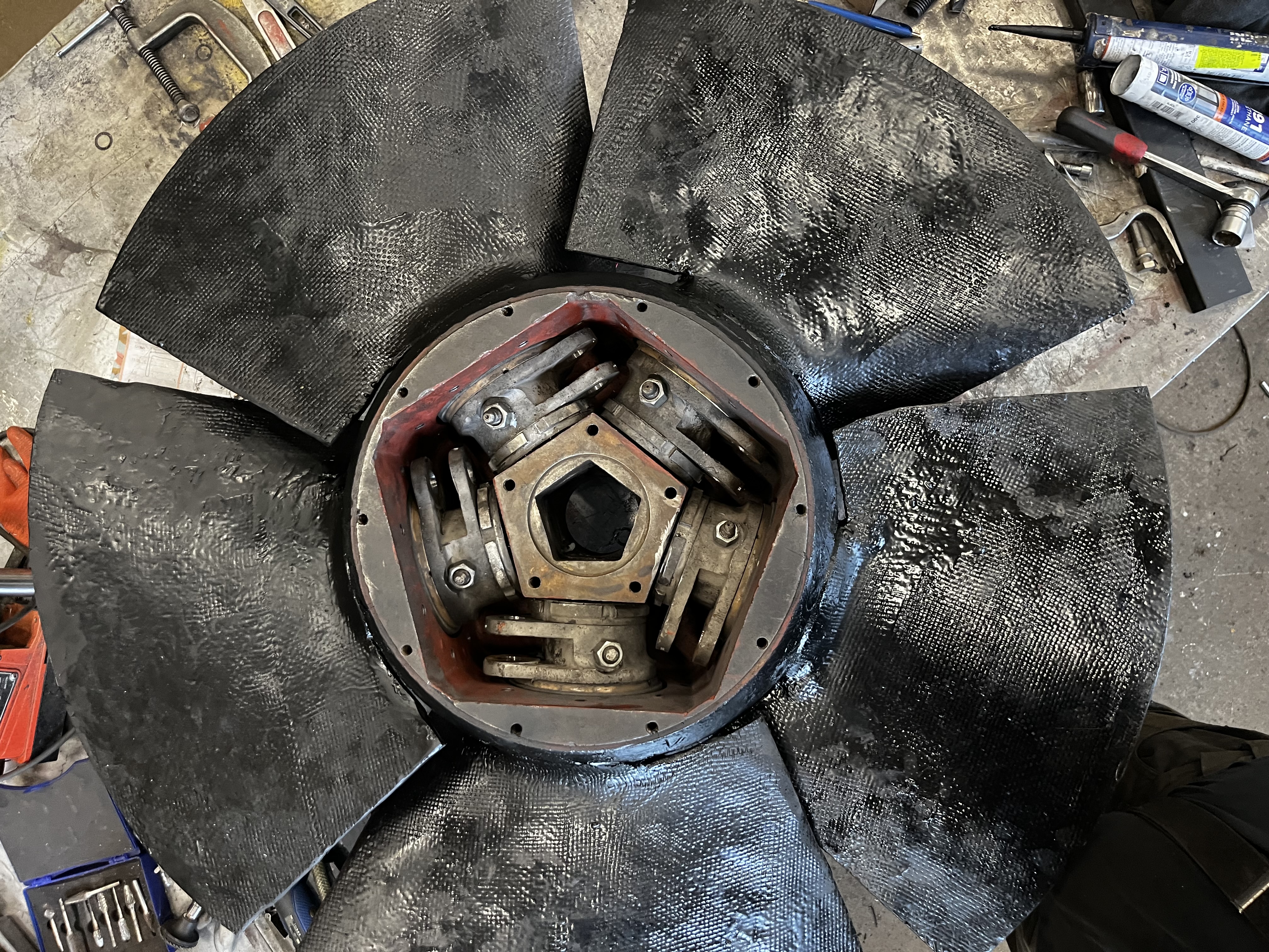 Après rénovation roue Kaplan